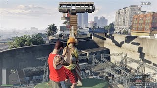 GTA V - CARRERA DE PARKOUR!