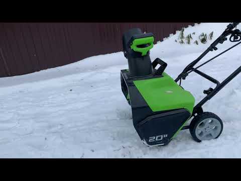 Снегоуборщик электрический GreenWorks 1800Вт