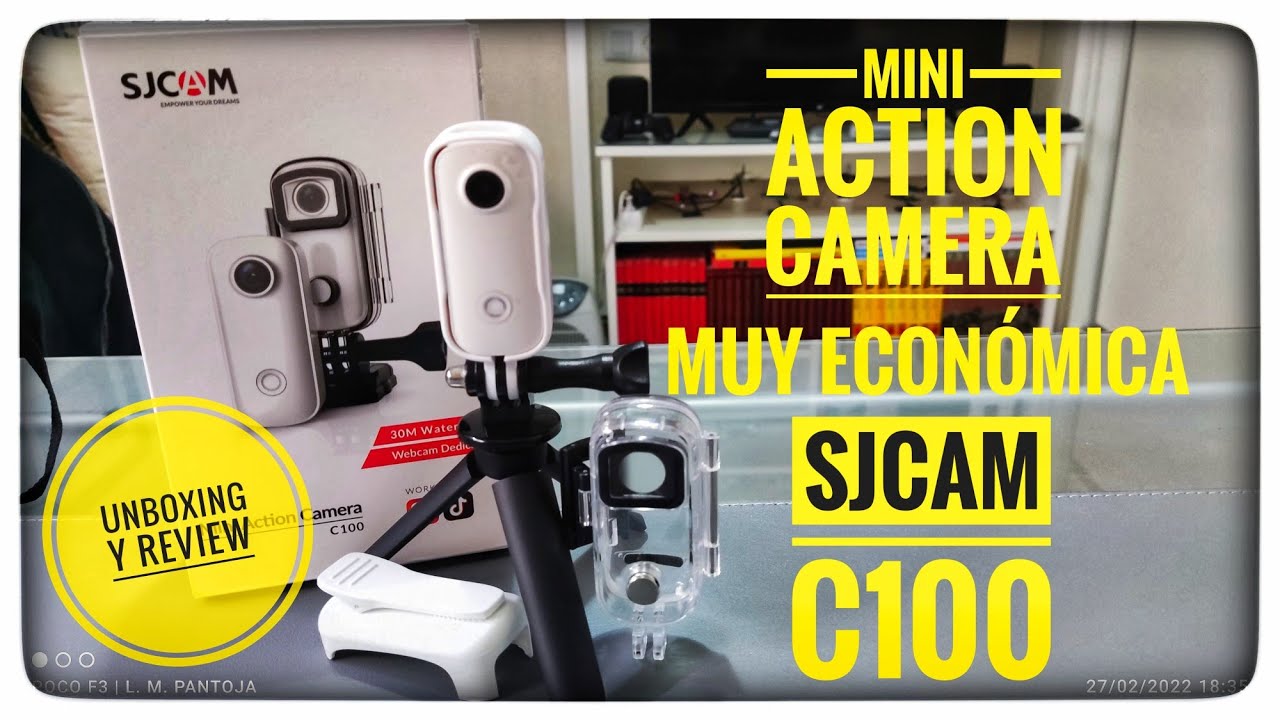 SJCAM C100 Mini Action Camera "Muy Económica", Unboxing y Review