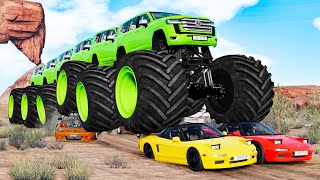 Monster Truck Crashes #25 - Beamng drive screenshot 5