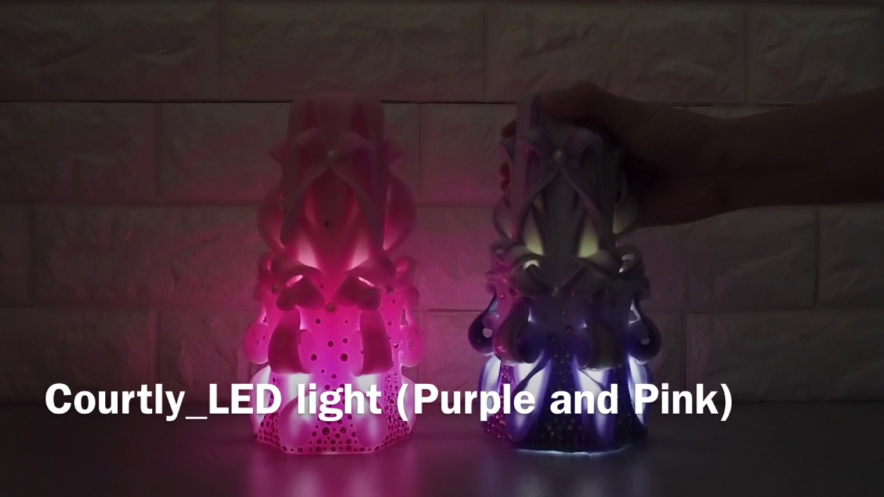 Courtly LED light (Purple and Pink)