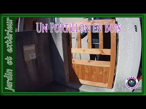 un portillon bois 4/6 : la fermeture