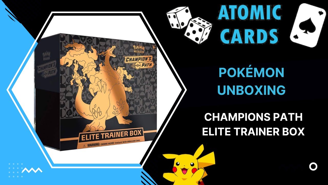 Pokémon Unboxing - Champions Path Elite Trainer Box - YouTube