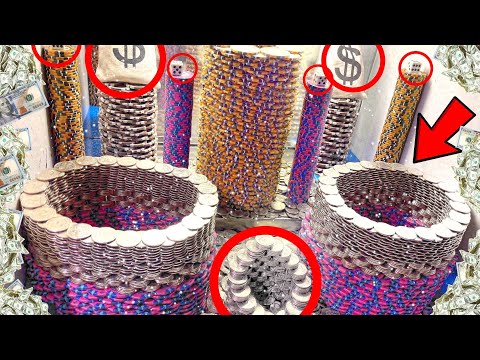 🤬WE ALMOST WENT BANKRUPT! $500,000,000.00 BUY IN, 5 QUARTER CHALLENGE, HIGH LIMIT COIN PUSHER!