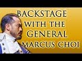 Backstage with Washington (Marcus Choi) in Hamilton's 2nd National Tour