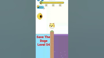 SAVE THE DOGE LEVEL 54 #shortvideo #viral #savethedoge #gaming