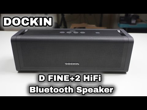 Dockin D Fine+ 2 Stereo HiFi Wireless Bluetooth Speaker 50 W BASS OUTPUT ( REVIEW / BASS TEST )