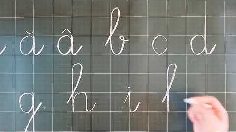 Dạy bé viết bảng 29 chữ cái | Học bảng chữ cái - EDU Mầm Non