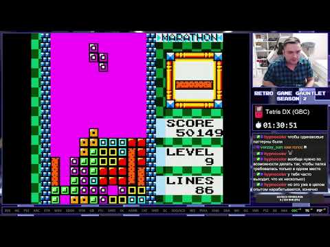 Tetris DX Game Boy Color Longplay Прохождение