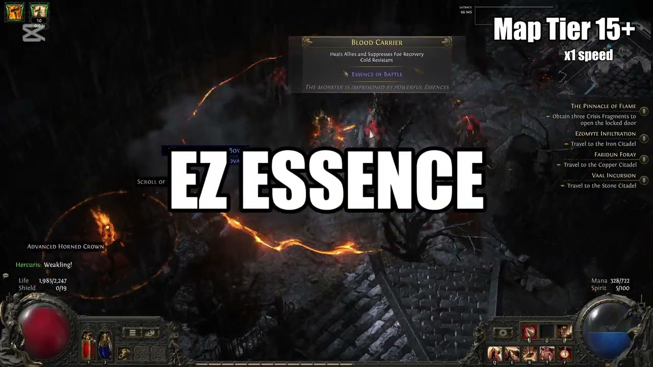 Warrior Titan Lv.90 Map Tier 15+ Gameplay