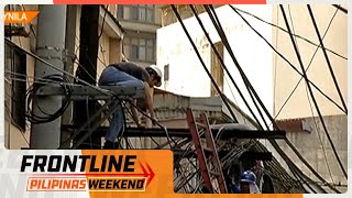 Truck, sumabit sa mga kable ng poste sa Manila | Frontline Weekend