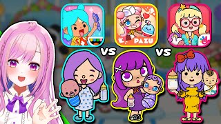 NEWBORN BABY! Avatar World vs YOYA vs TOCA LIFE WORLD 🍼👶🏻👀❤️