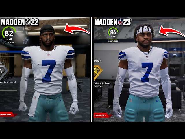 Madden 23 vs Madden 22 Side By Side! WOW 