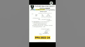 Patliputra UNIVERSITY B.ed 2022-24 registration 🔴⚫🔴