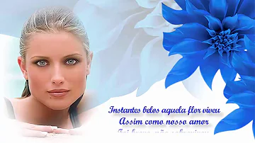 Qual é o nome de uma flor azul?