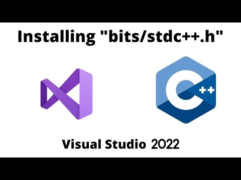 Installing stdc++.h in Visual Studio 2022 #visualstudio #cpp #programming #coding