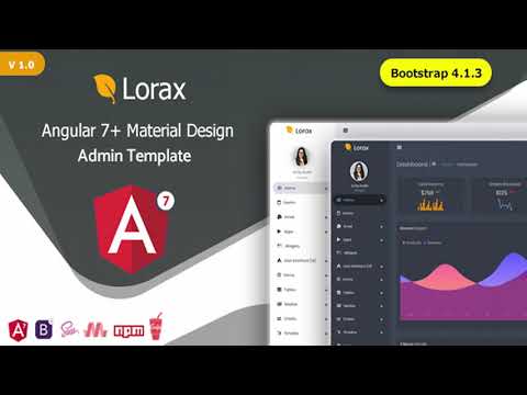 Lorax - Angular 7 Admin Dashboard Template | Themeforest Website Templates and Themes