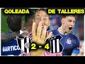 Talleres goleo 4 a 2 a central cordoba  reacciones de hincha