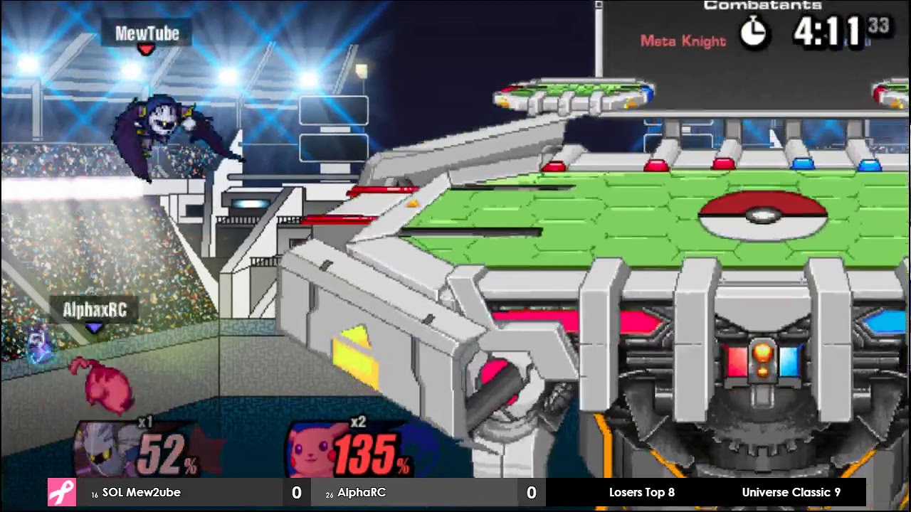 UC9 - N/A AlphaRC (Pikachu) vs SOL Mew2ube (Meta Knight, Sandbag) Losers Top 8