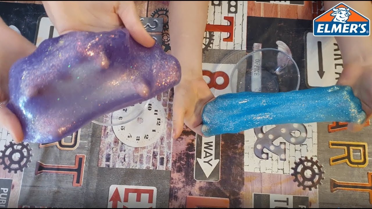 Slime - Recette Elmer’s pailleté Facile & Rapide - YouTube