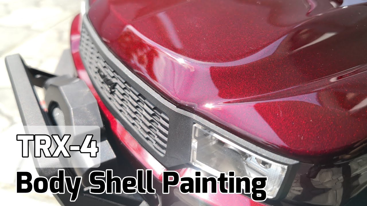 Traxxas TRX-4 Sport Kit RC Crawler Truck - Body Shell Painting