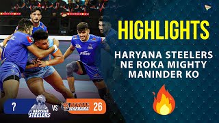 Pro Kabaddi League 9 Highlights M114 | Haryana Steelers Vs Bengal Warriors | PKL 9 highlights