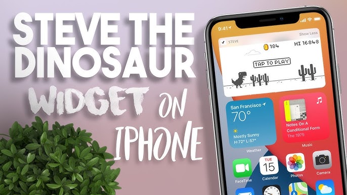 Google is adding its Dinosaur Game as an iPhone widget