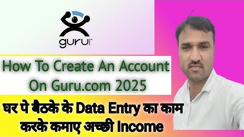 How To Create An Account On Guru.com | Best freelance website For Beginners. 