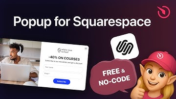 How to Add Popup to Squarespace website [works for 2025]