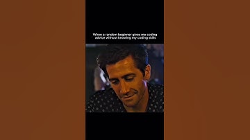 When a Beginner Offers Coding Advice 😂 Expert Dev Smirk #coding #programming #devhumor