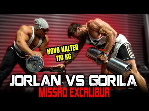 JORLAN VS GORILA – DESAFIANDO O NOVO HALTER EXCALIBUR DO CT