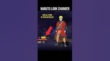 NARUTO LOOK CHANGER🔥 free fire Naruto event | free fire Naruto bundle #ffa2bgaming