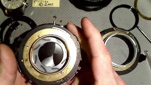 Assemble Mamiya-Sekor 180mm 1:4.5 for Mamiya RB67       Motion Lapse Film