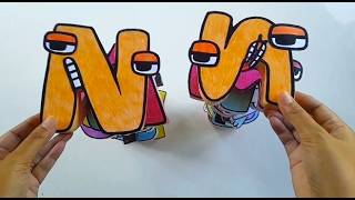 Tower Uppercase VS Tower Lowercase (English Alphabet Lore)