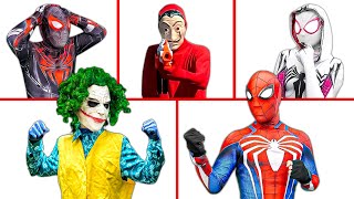 What If Many SPIDER-MAN & JOKER in 1 HOUSE ???|| SPIDER-GIRL Was Kidnapped by JOKER (LIVE ACTION)