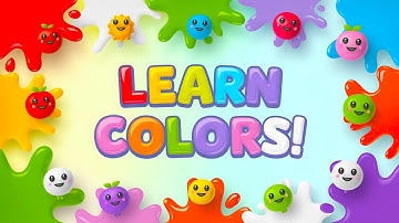 Learn Colors with Song! Toddler Color Video | Learn ABC with Music & Colorful 3D Animation! C48