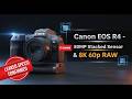Canon EOS R4 Leaks: 80MP Stacked Sensor & 8K 60p RAW CONFIRMED!