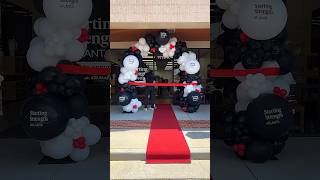 THE RED CARPET TREATMENT 🎈#balloons #balloongarland #balloonarch #balloonbackdrop #partyballoons