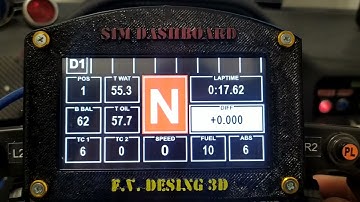 simhub dashboard Ferrari 488 nextion 4.3 SIM racing ACC