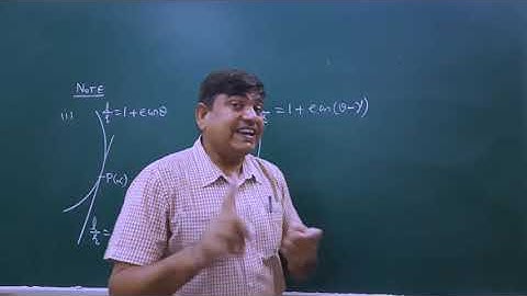 B.Sc. Part-I:Co-ordinate Geometry (2D) -Polar Co-ordinate System[Part-8]