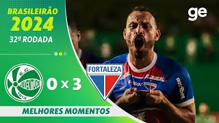 Thumbnail for JUVENTUDE 0 X 3 FORTALEZA | MELHORES MOMENTOS | 32ª RODADA BRASILEIRÃO | ge.globo