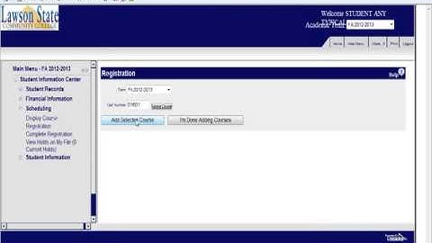 Online Registration (Step By Step)--(Lawson State)