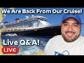 🔴 WE NEED TO TALK! Lets Chat Disney Cruising! Live Q&amp;A!