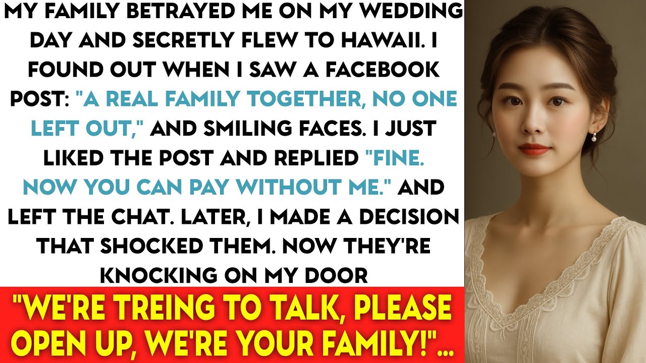 My Family Betrayed Me On My Wedding Day And Secretly Flew To Hawaii. I Found Out When I Saw...