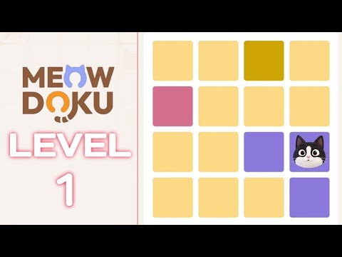 Meowdoku Level 1 tutorial thumbnail