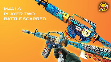 M4A1-S Player Two Battle-Scarred Gameplay | Best m4a1-s skin csgo | Player two skin showcase fv 0.48