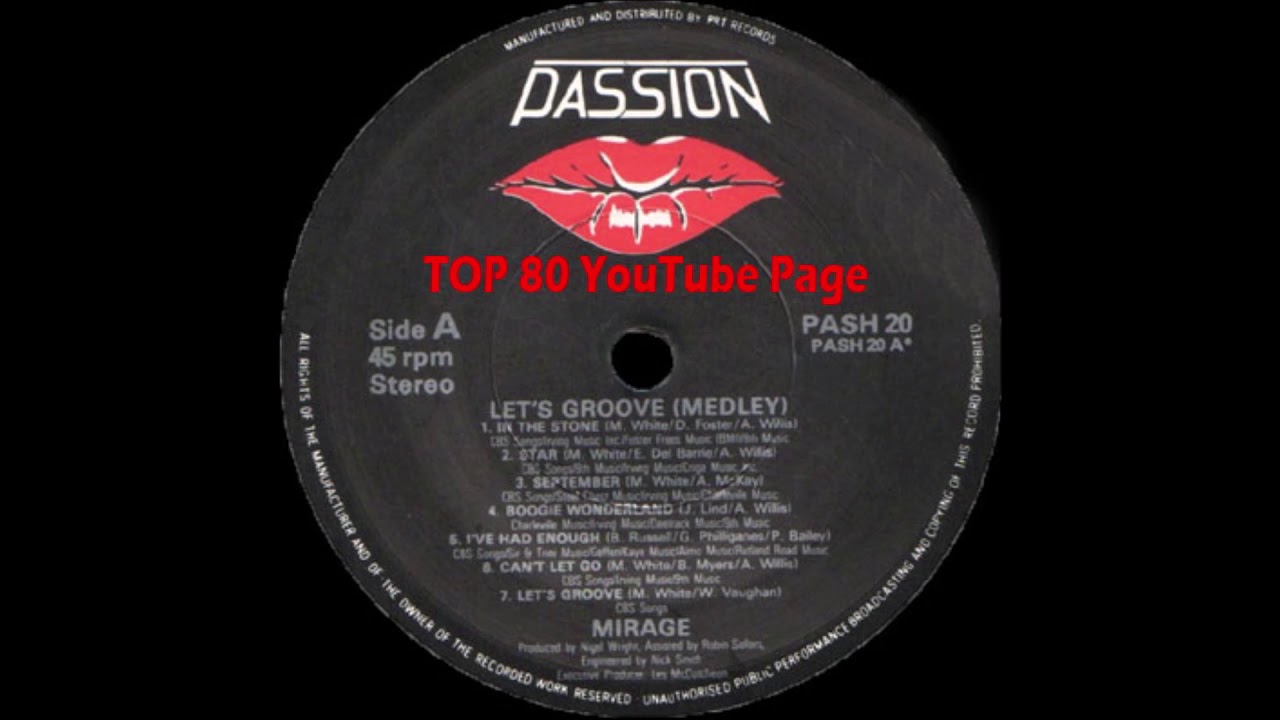 洋楽 Now And Then Feat.Rava/BoogieWoogieSiste Mirage - Let's Groove (The Earth Wind And Fire Medley