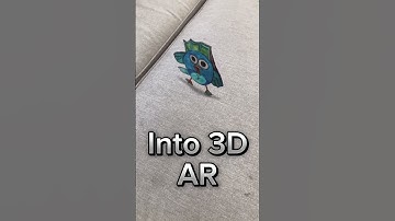 Turning my drawing to 3D AR with AI Tool - Cube2Dto3D