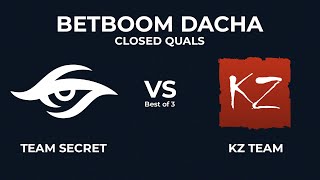 Team Secret vs KZ Team - Upper Semifinals - BetBoom Dacha Dota 2 Highlights