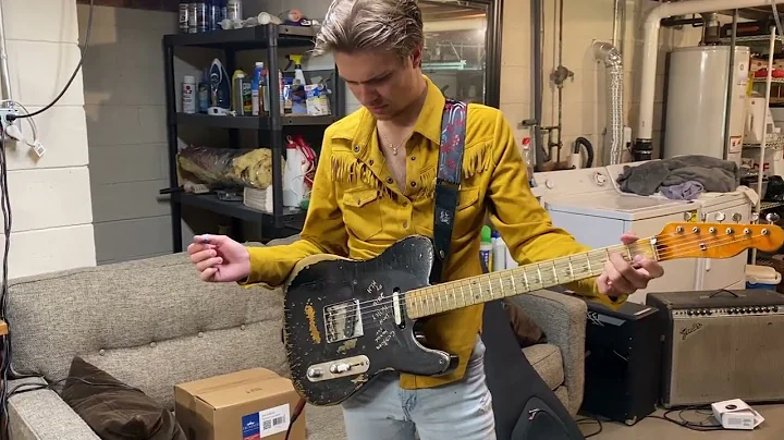 Luke McQueary playing a Grammatico GSG100 amp.